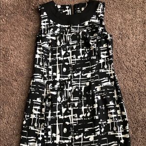 Black and white dress